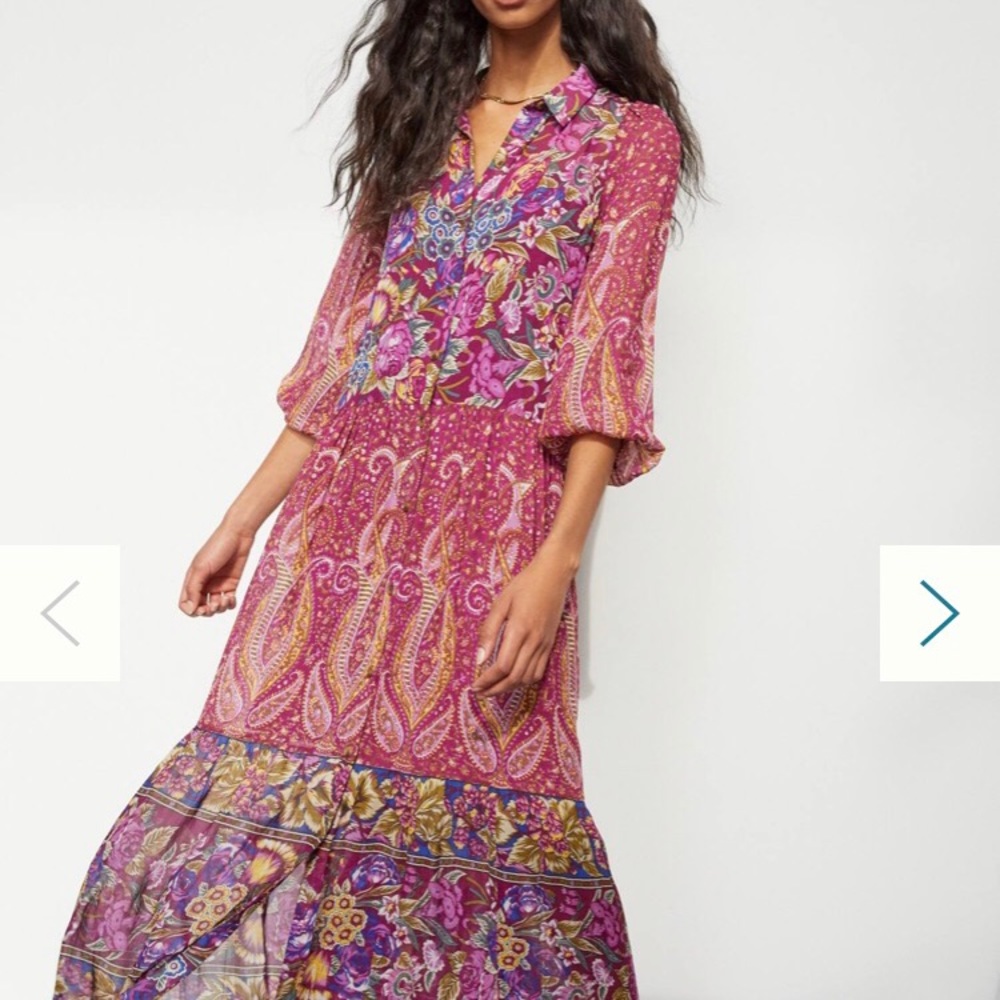 Anthropologie Nikole Maxi Shirtdress size 2X